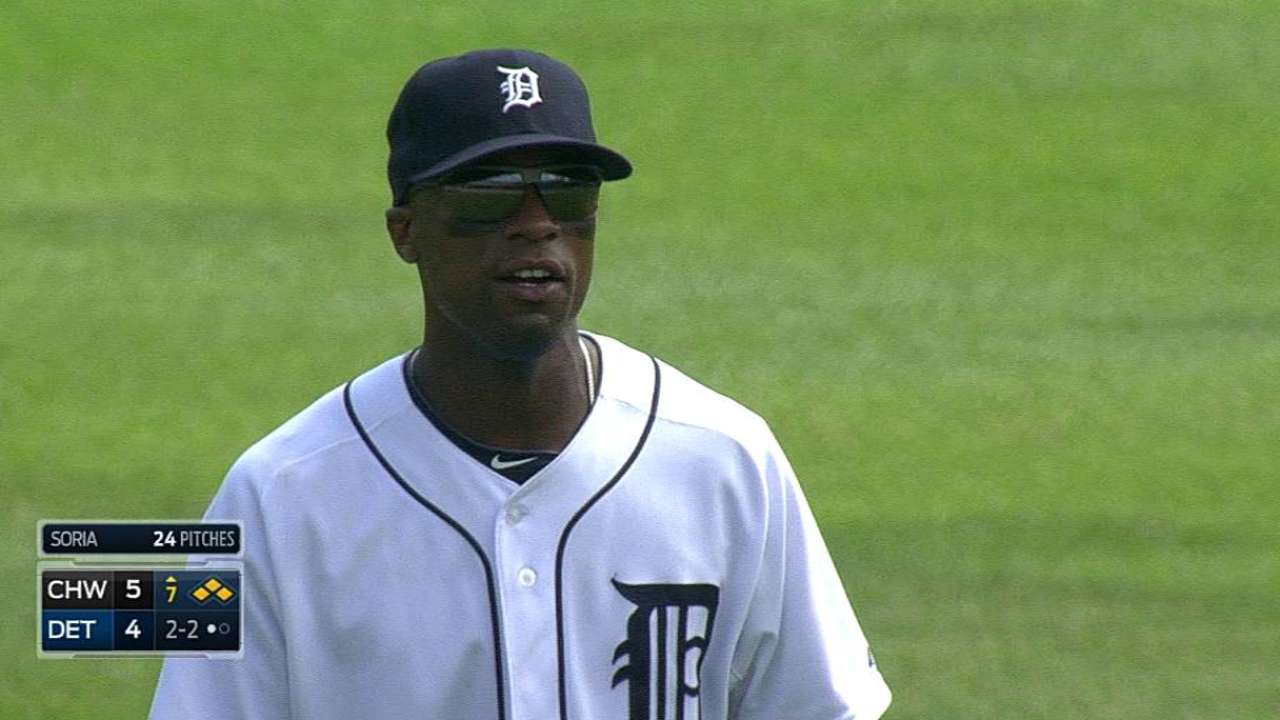 Timing of trade makes for bizarre scene at Comerica