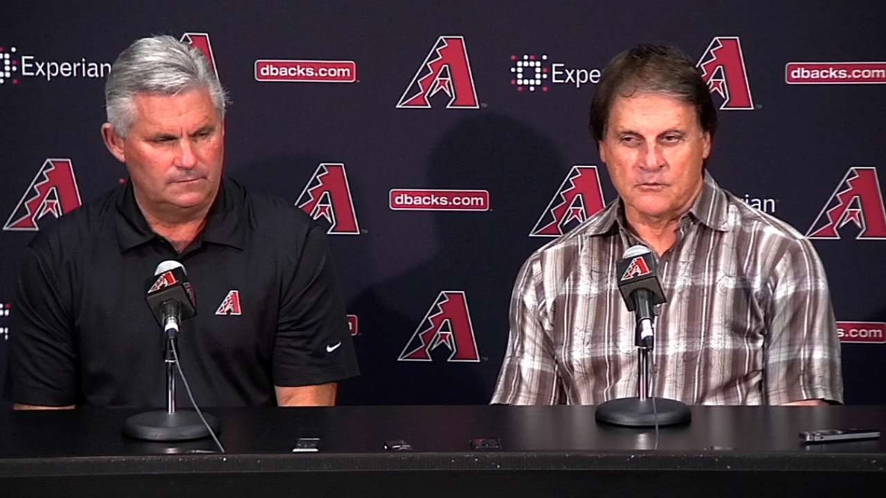 La Russa ready to assert influence with D-backs