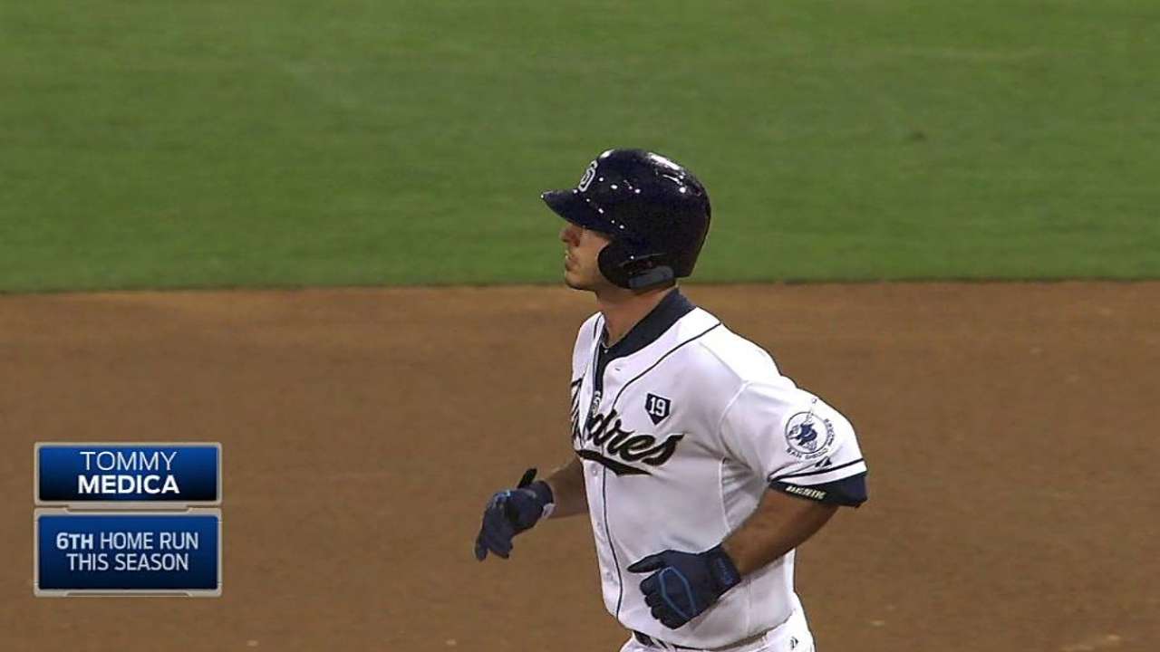 Cabrera, Medica conducen paliza de S.D. vs. Bravos