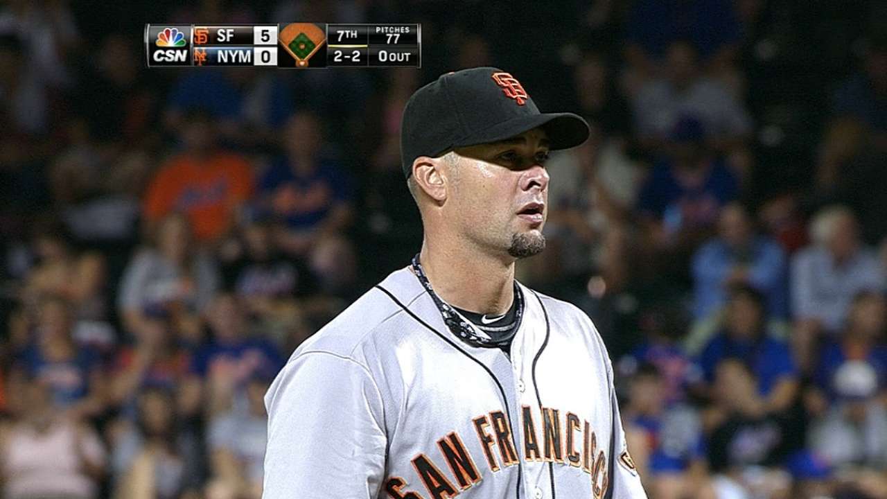 Vogelsong makes quick work of Mets in two-hitter