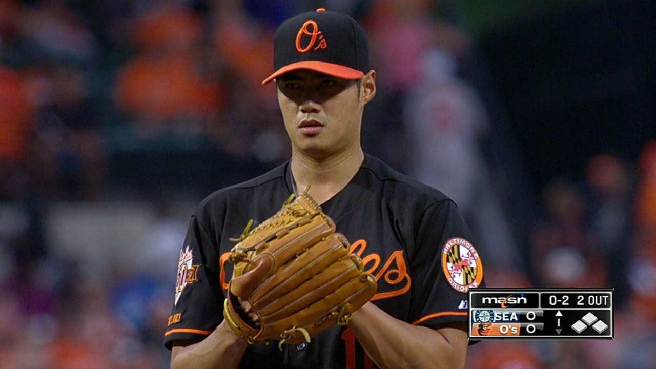 Dominant Chen edges Mariners in pitchers' duel