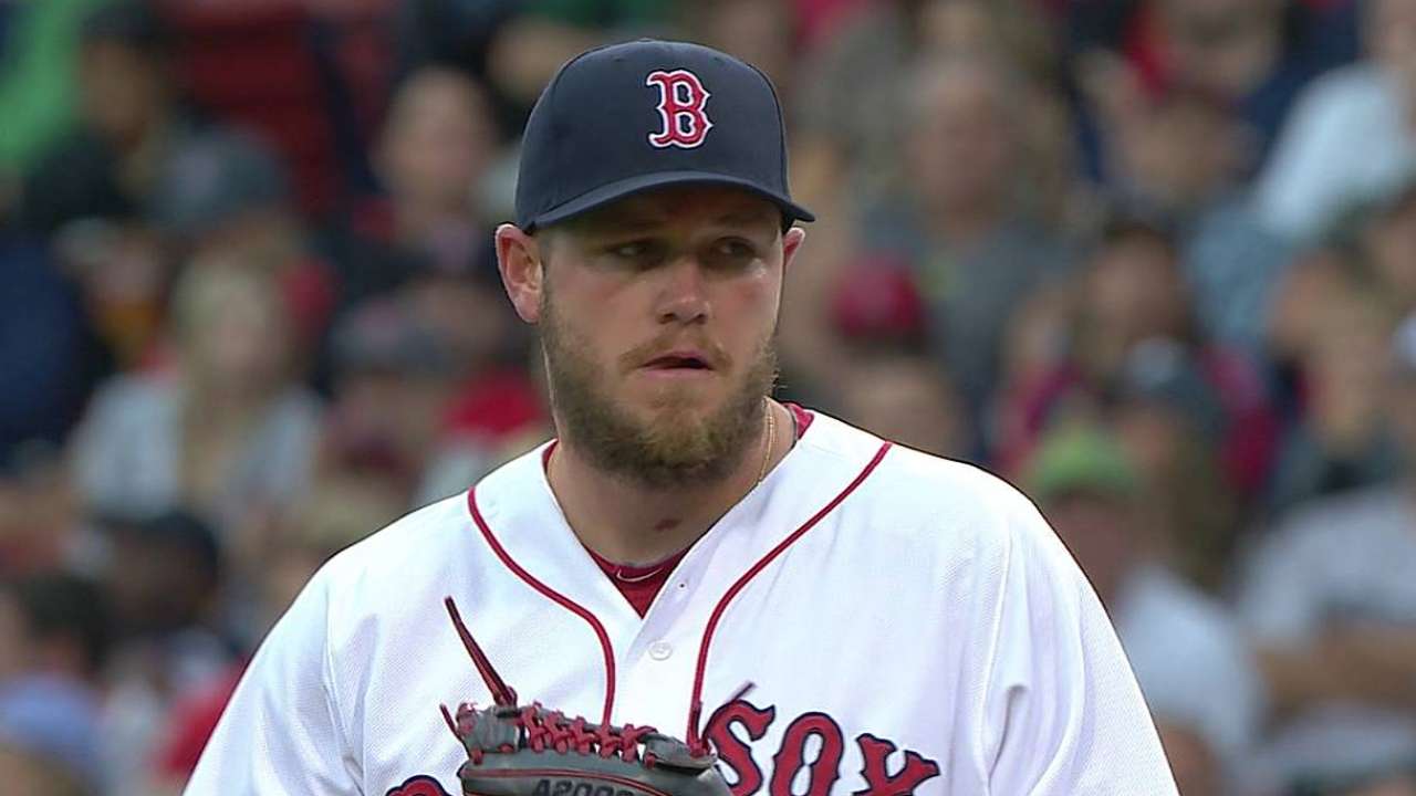 Wilson back from Pawtucket to fill Ranaudo's spot