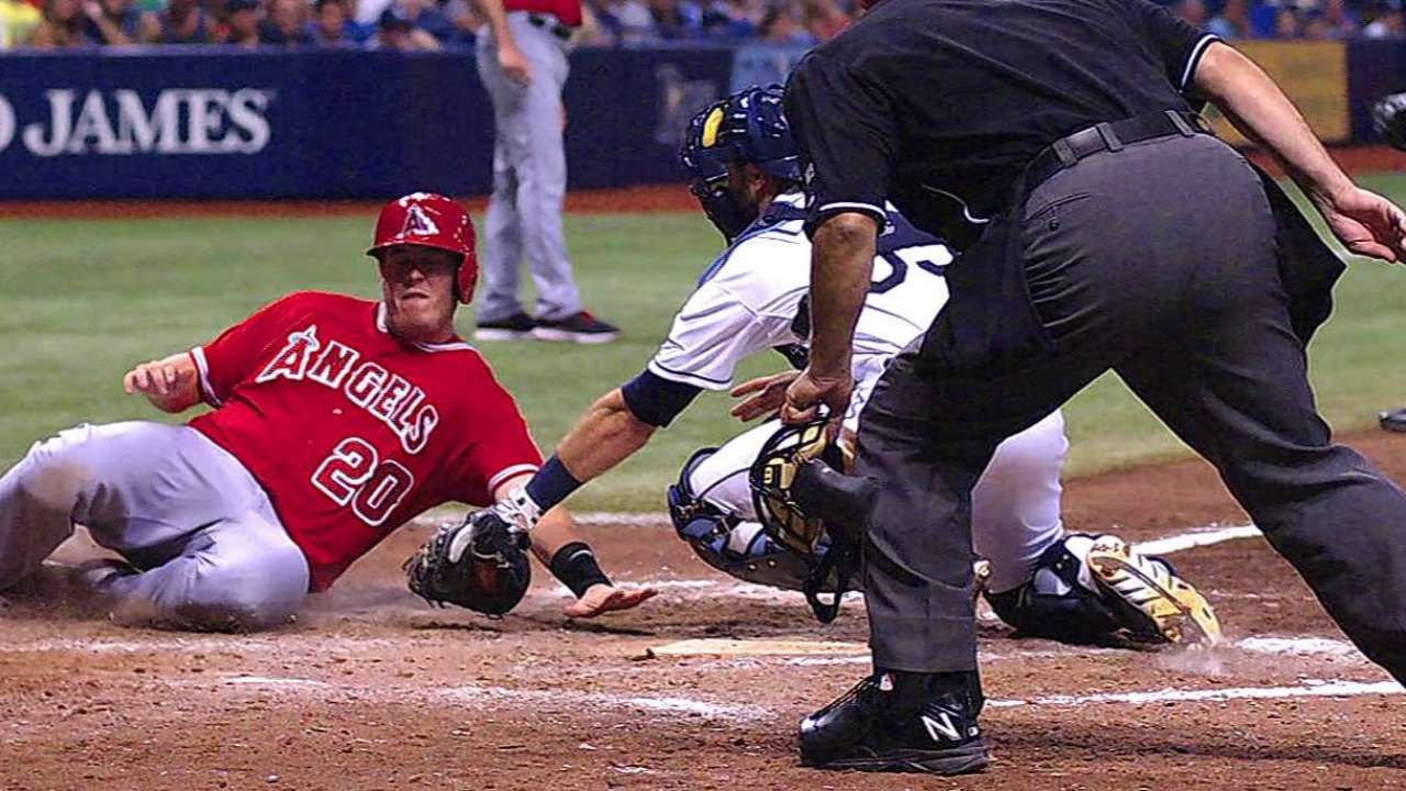 Angels on short end of two reviews vs. Rays