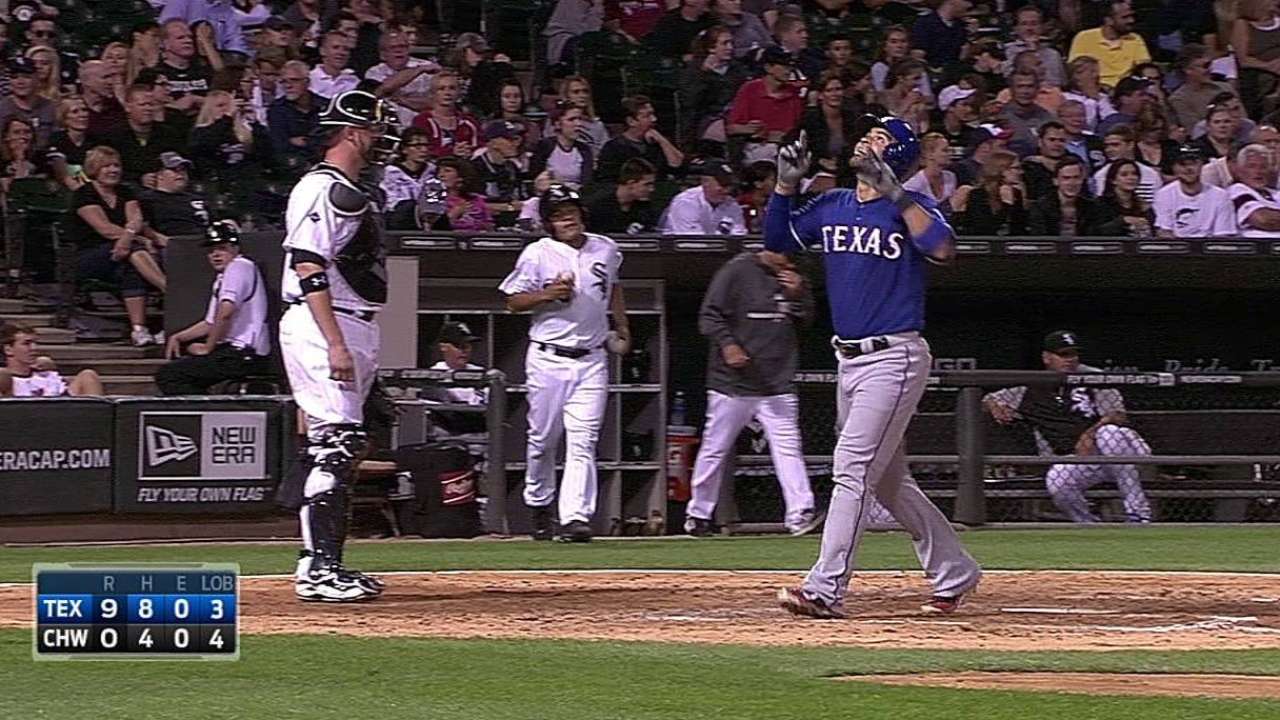 Rangers blanquearon y aplastaron a los White Sox