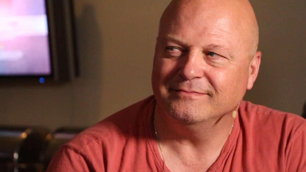 Accomplished Chiklis holds baseball close
