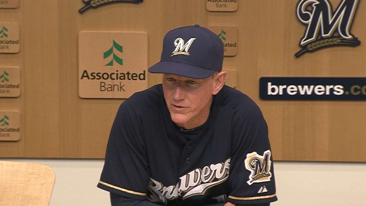 Crew unable to rally from Gallardo's rocky start