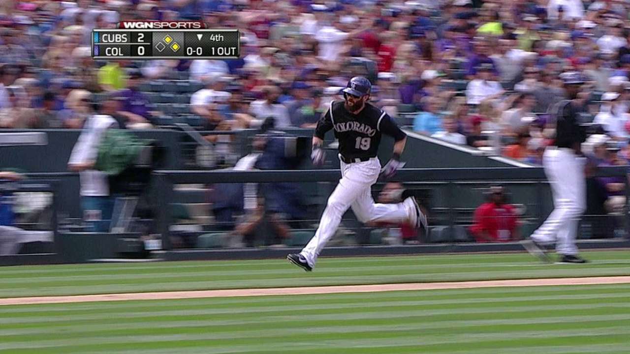 Flande, Rockies stung by homers in finale