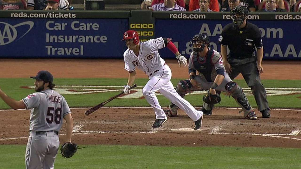 Negron seizing Majors opportunity with Reds