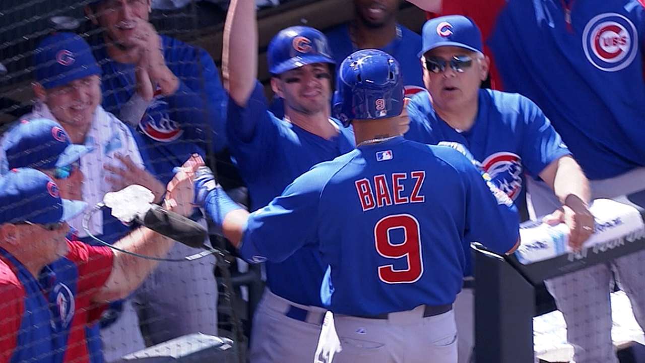 MLB Notebook: Baez making great early impression