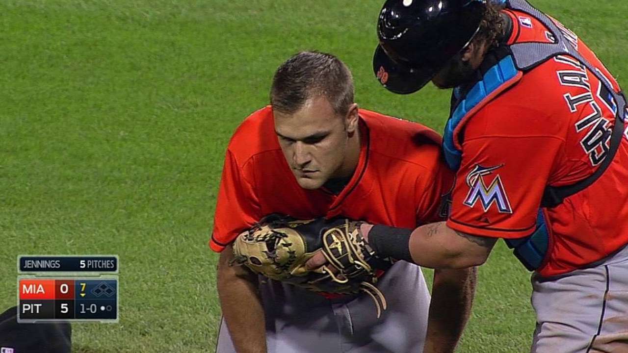 Jennings heads home, will rest up on concussion DL