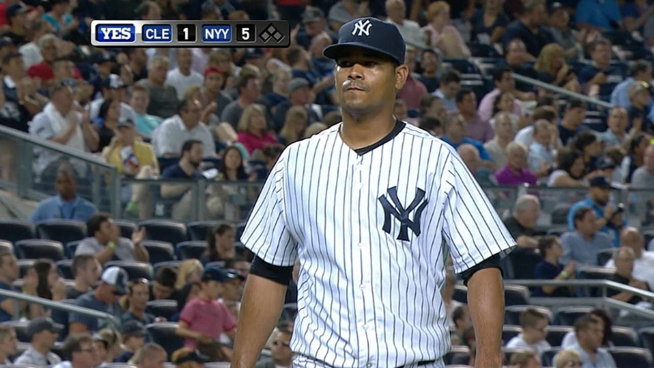 Rogers spot on as Yankees lumber past Tribe