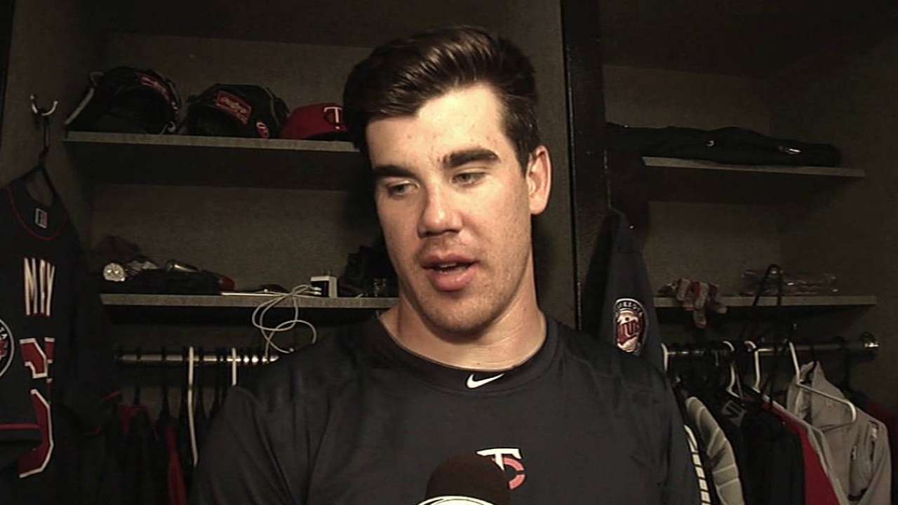 No. 8 prospect May coming up to debut for Twins
