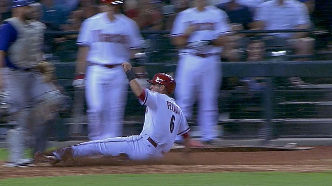 Peralta's legs, Anderson's arm key D-backs' win