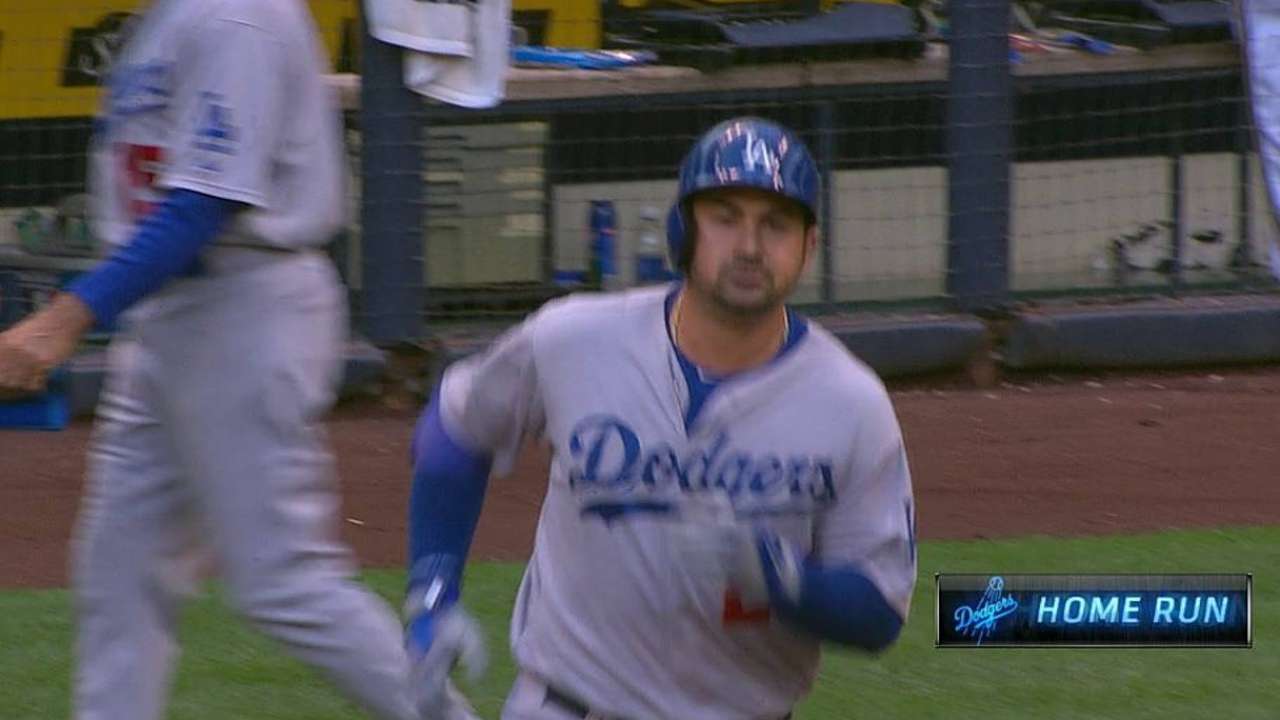 González jonronea pero Dodgers caen con Cerveceros