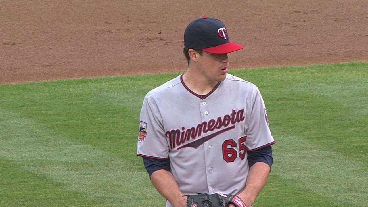 May lasts just two innings in Major League debut