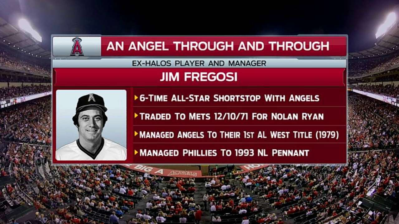 Fregosi honored before Angels-Phillies game