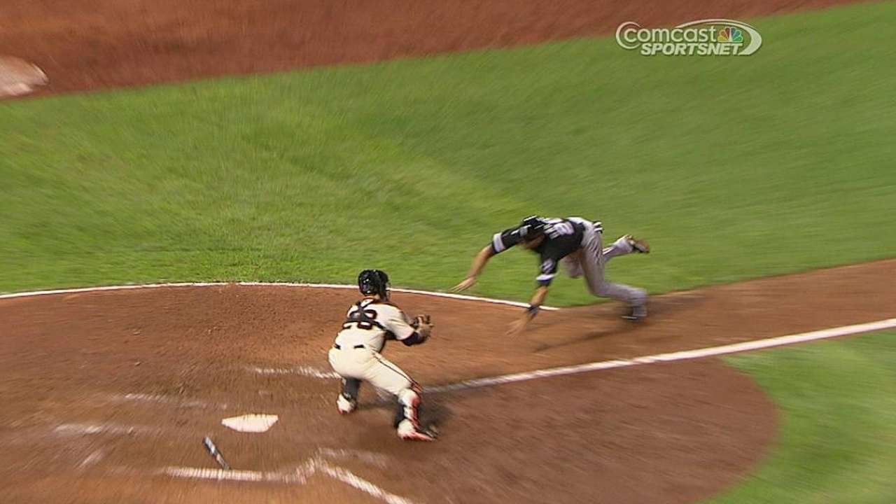 Replay confirms Posey's positioning while making tag