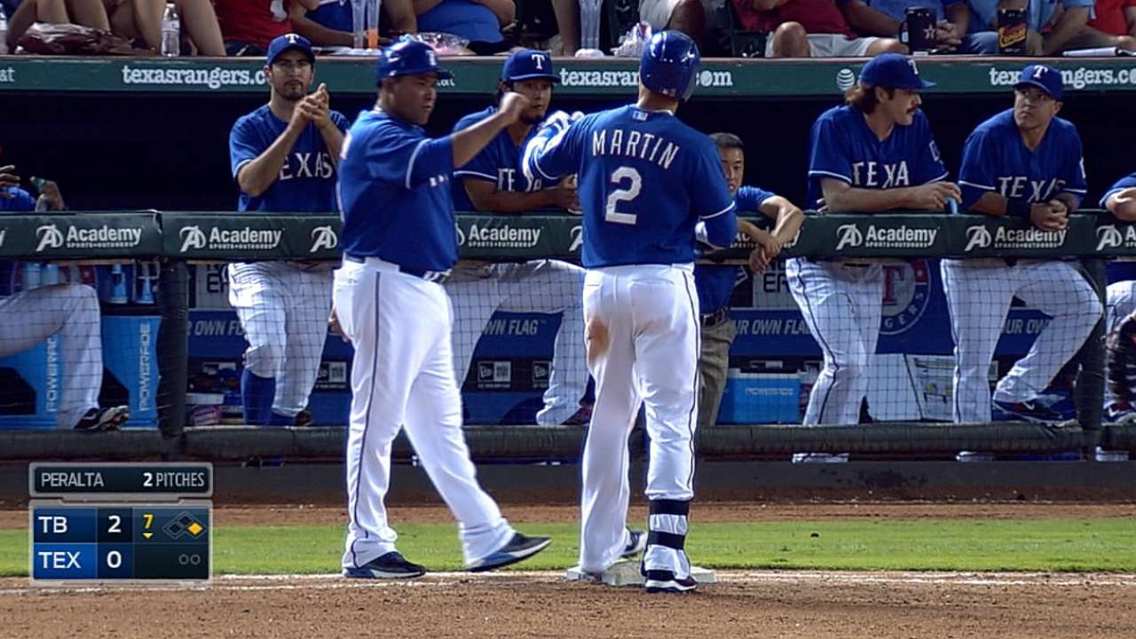 Martin rebounds with first four-hit game