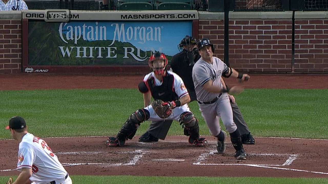 Orioles hunden a Yankees con jonrones en la 8va