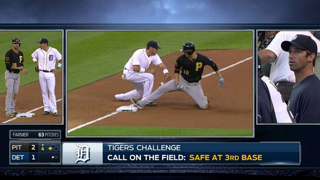 Call at third stands after review in Bucs-Tigers game