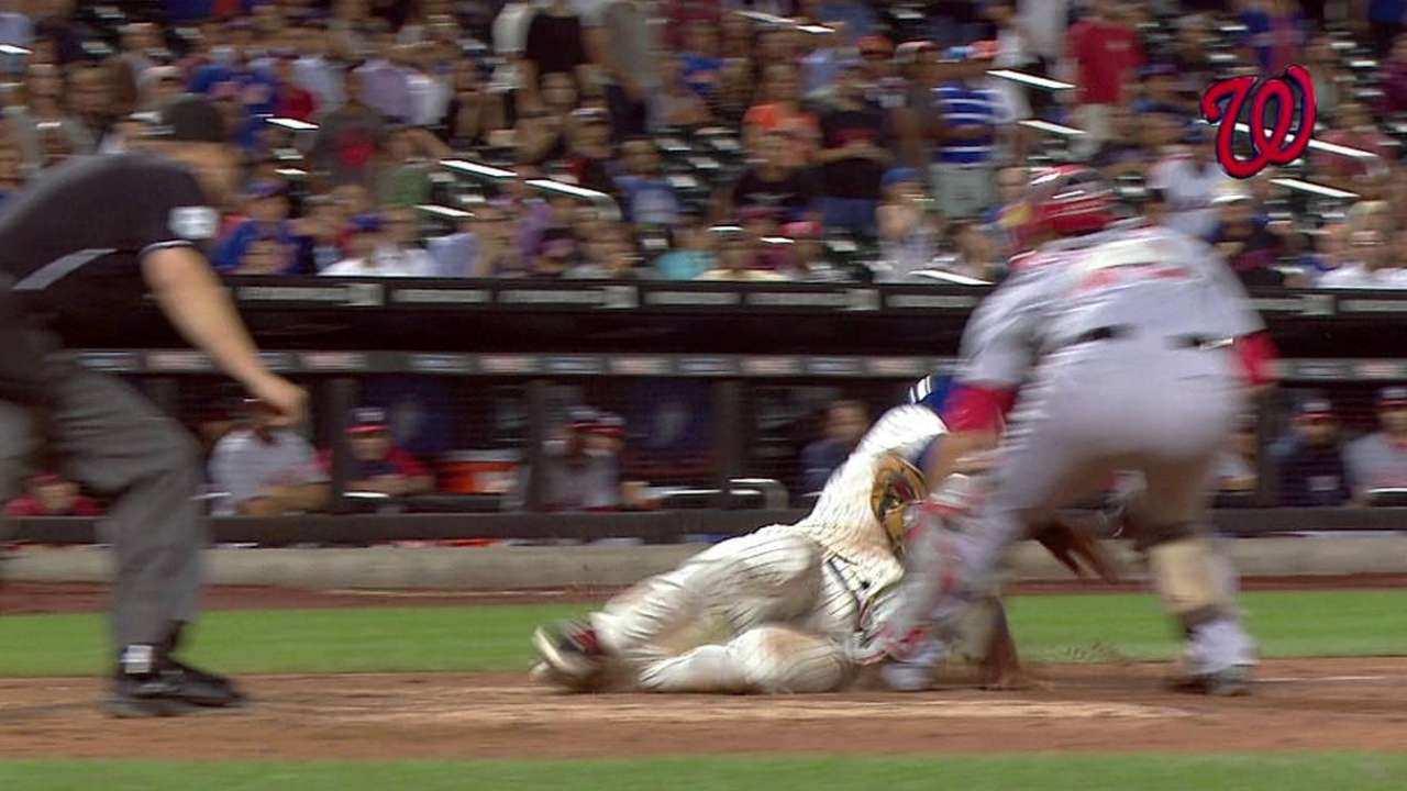 Confirmation of out call at home rankles Mets