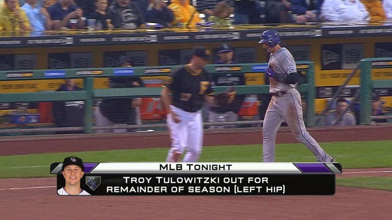 Troy Tulowitzki out for season