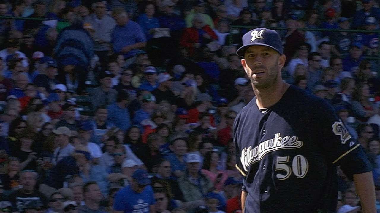Fiers in select company with career-high 14 K's