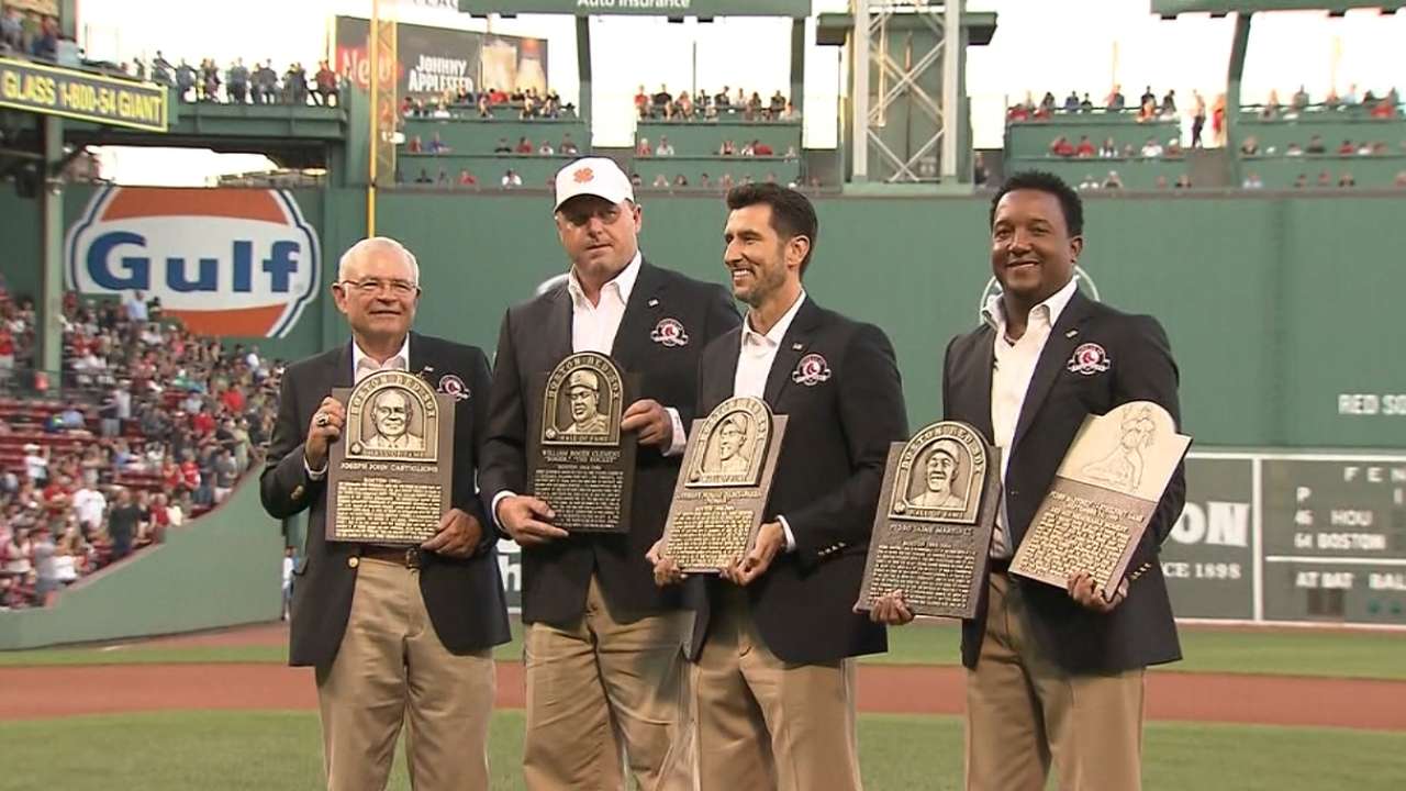 Four legends inducted into Red Sox Hall of Fame