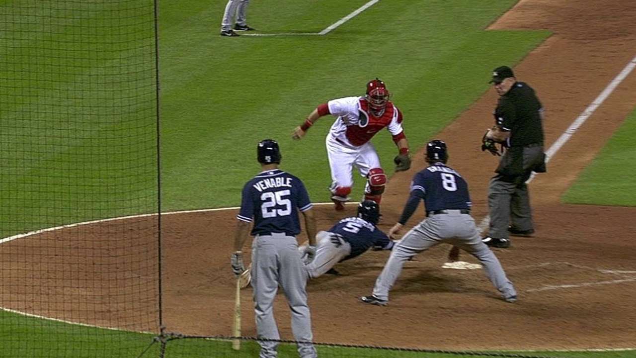 Black ejected after on-field call stands