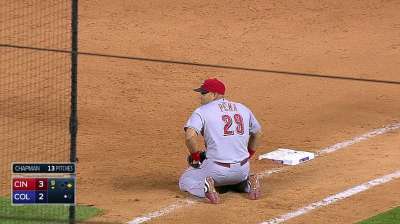 Chapman not bothered by streak ending