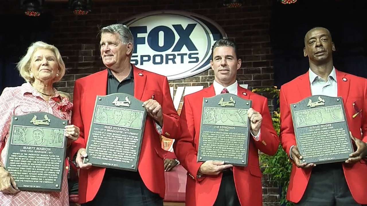 Red jacket day: Four join Cardinals Hall of Fame