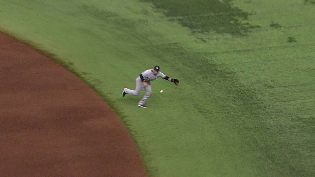 Prado's spinning throw