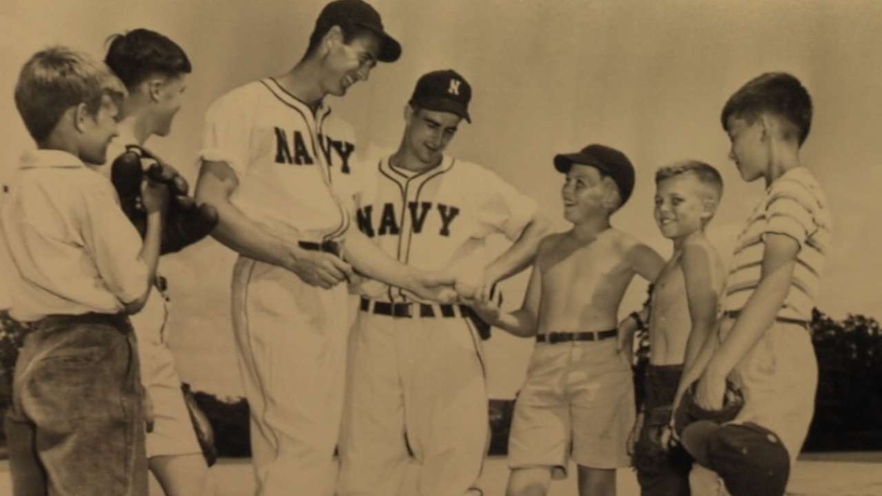 Videos shed light on intersection of baseball, military