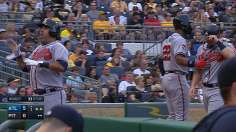 Braves ride loud opening act past Pirates
