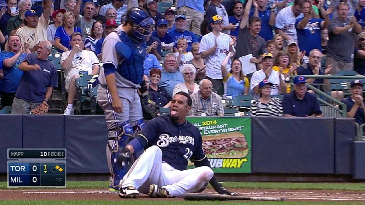 Lucroy in thick of NL MVP Award conversation
