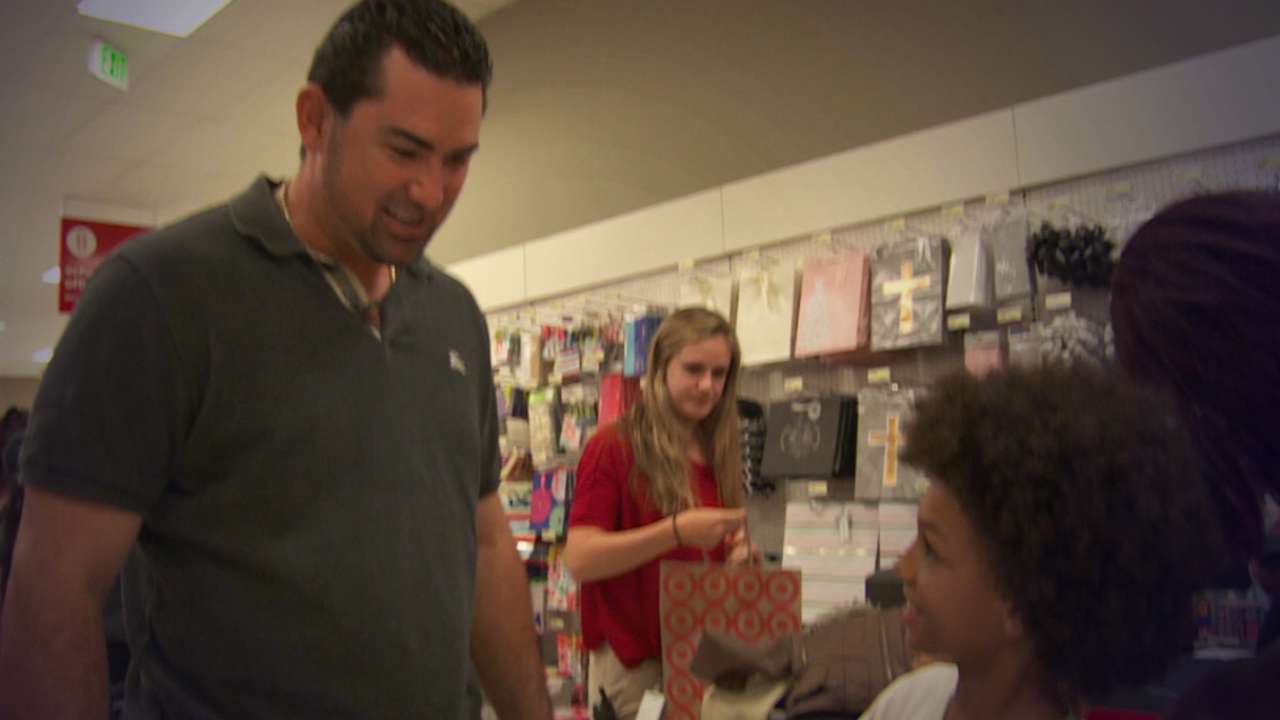 Adrian helps LA children shop for return to school