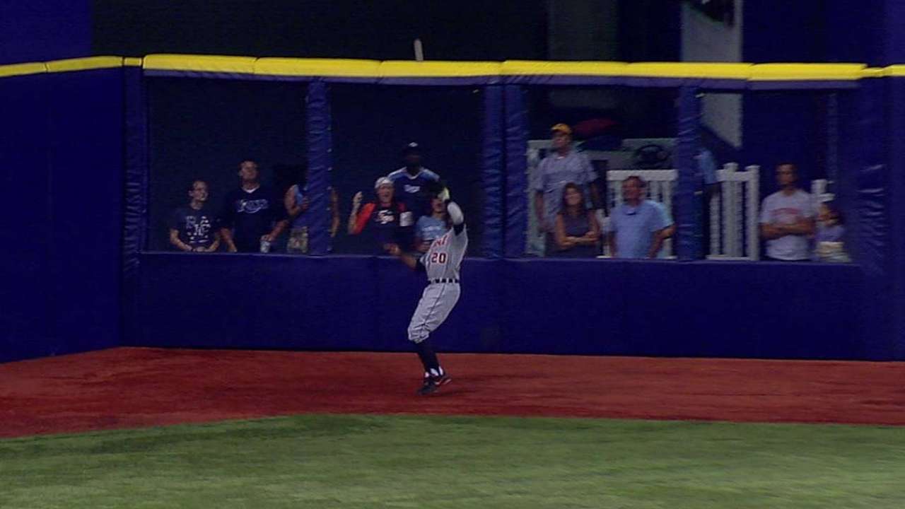 Tigers' outfield adjusting with Jackson gone