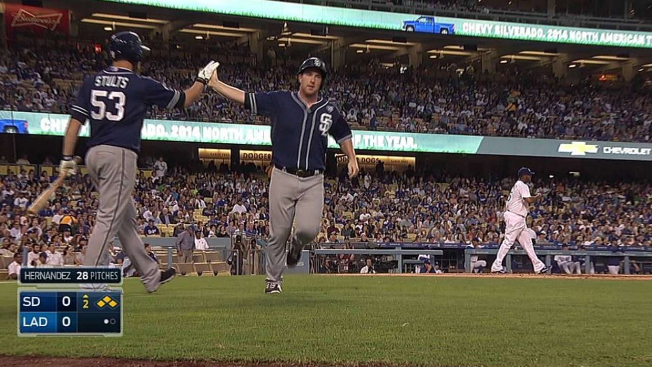 Padres derrotan a Dodgers de la mano de Stults