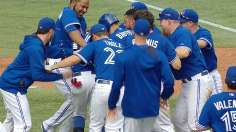 Blue Jays edge Rays in protested walk-off win