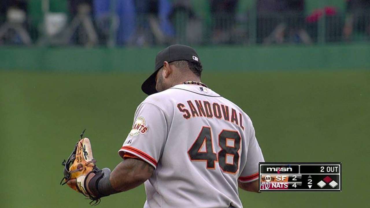 Sandoval ends impressive errorless streak