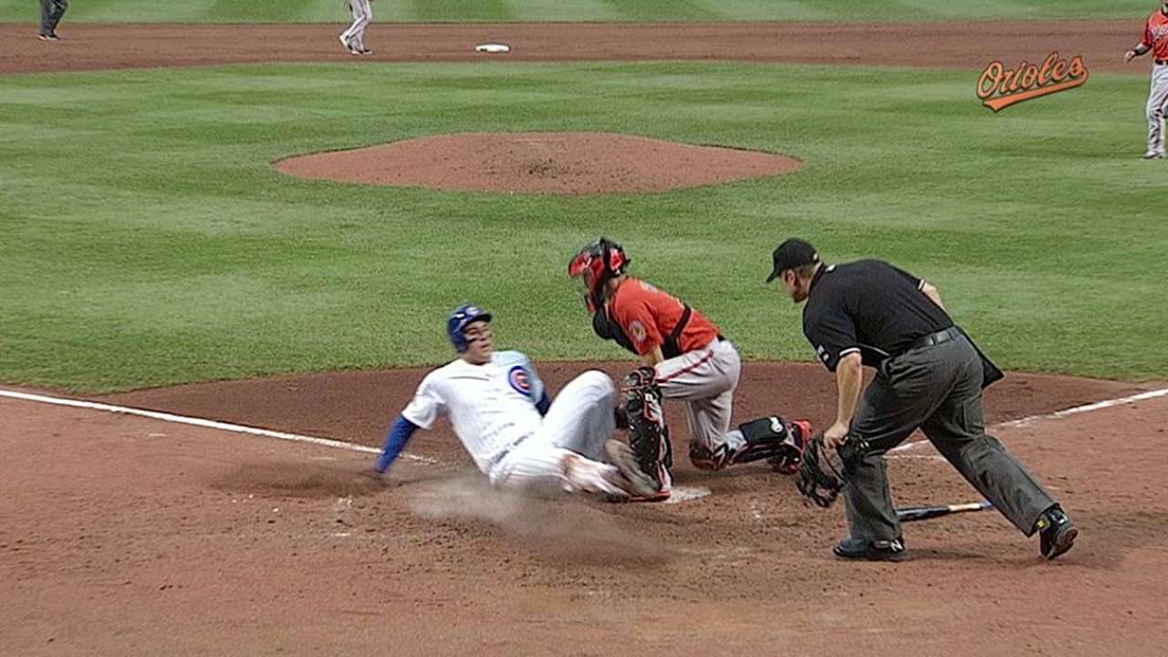 Pair of reviews favors O's in rainy tilt vs. Cubs