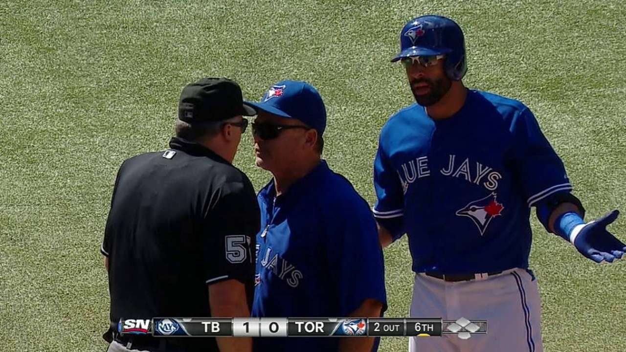 Bautista adamant he didn't deserve to be ejected