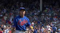 Wada flirts with no-no as Cubs finish sweep
