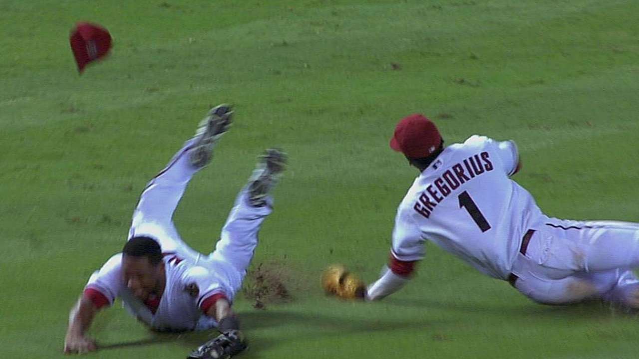 Angels claim OFs Marte, Kieschnick from D-backs