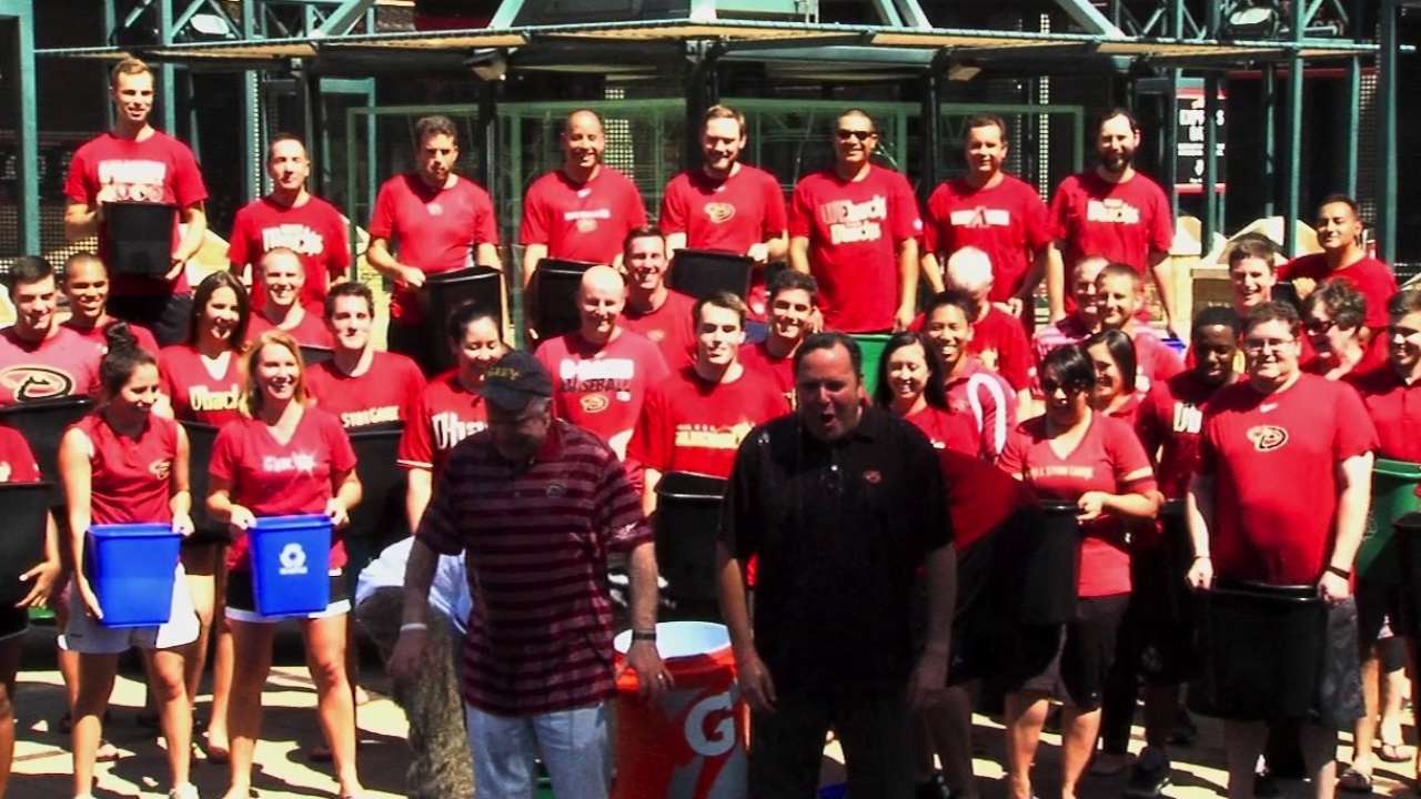 D-backs' Ice Bucket Challenge