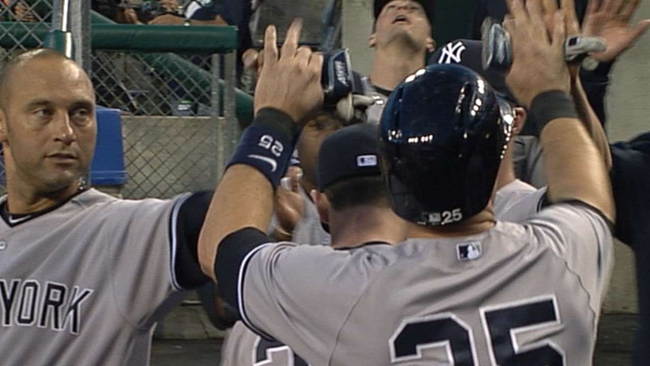 Yanks bat around off Price with nine consecutive hits