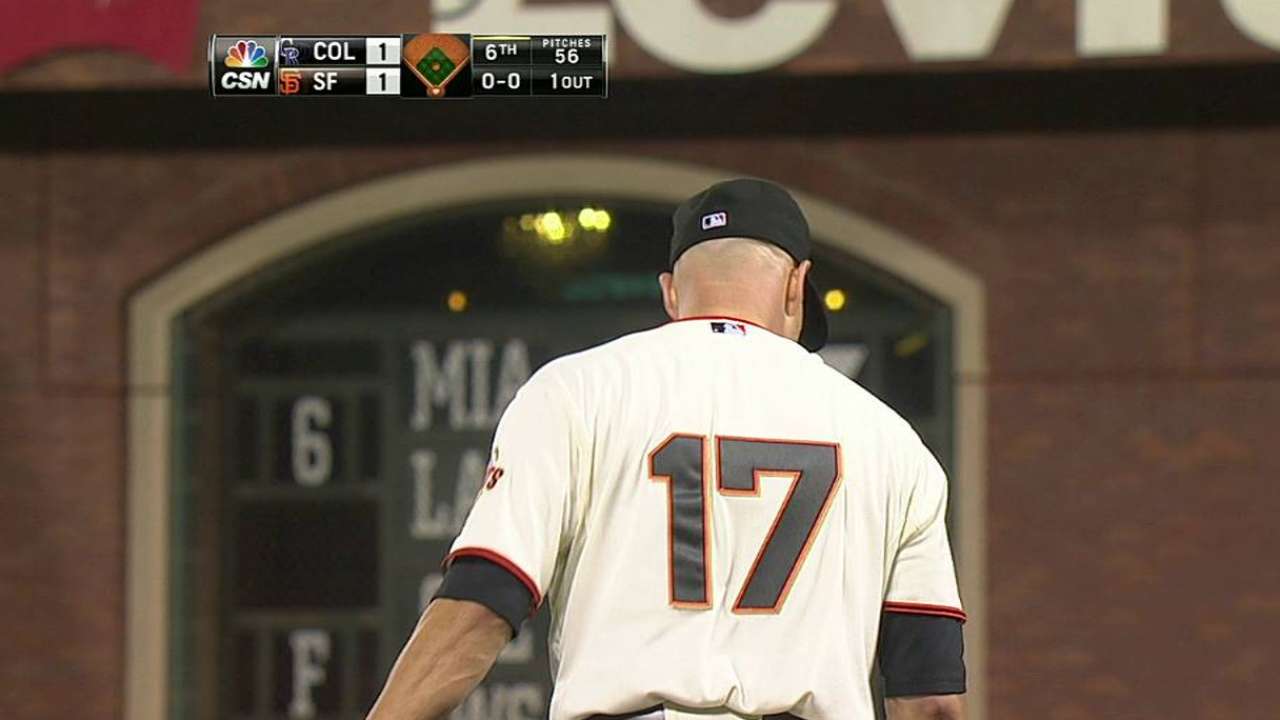 Hudson notches 2,000th strikeout in Giants' win
