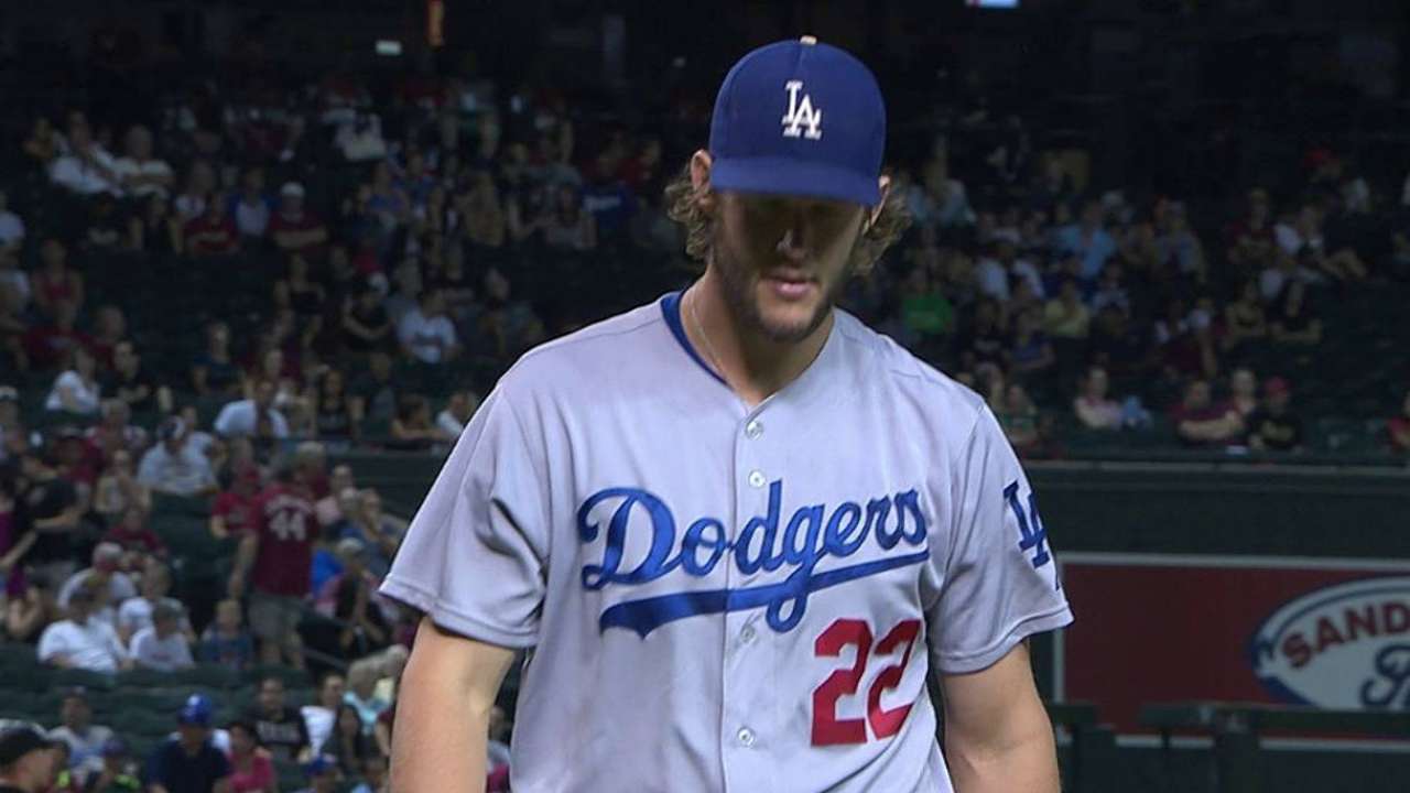 Kershaw maniata a D-backs y llega a 16 victorias