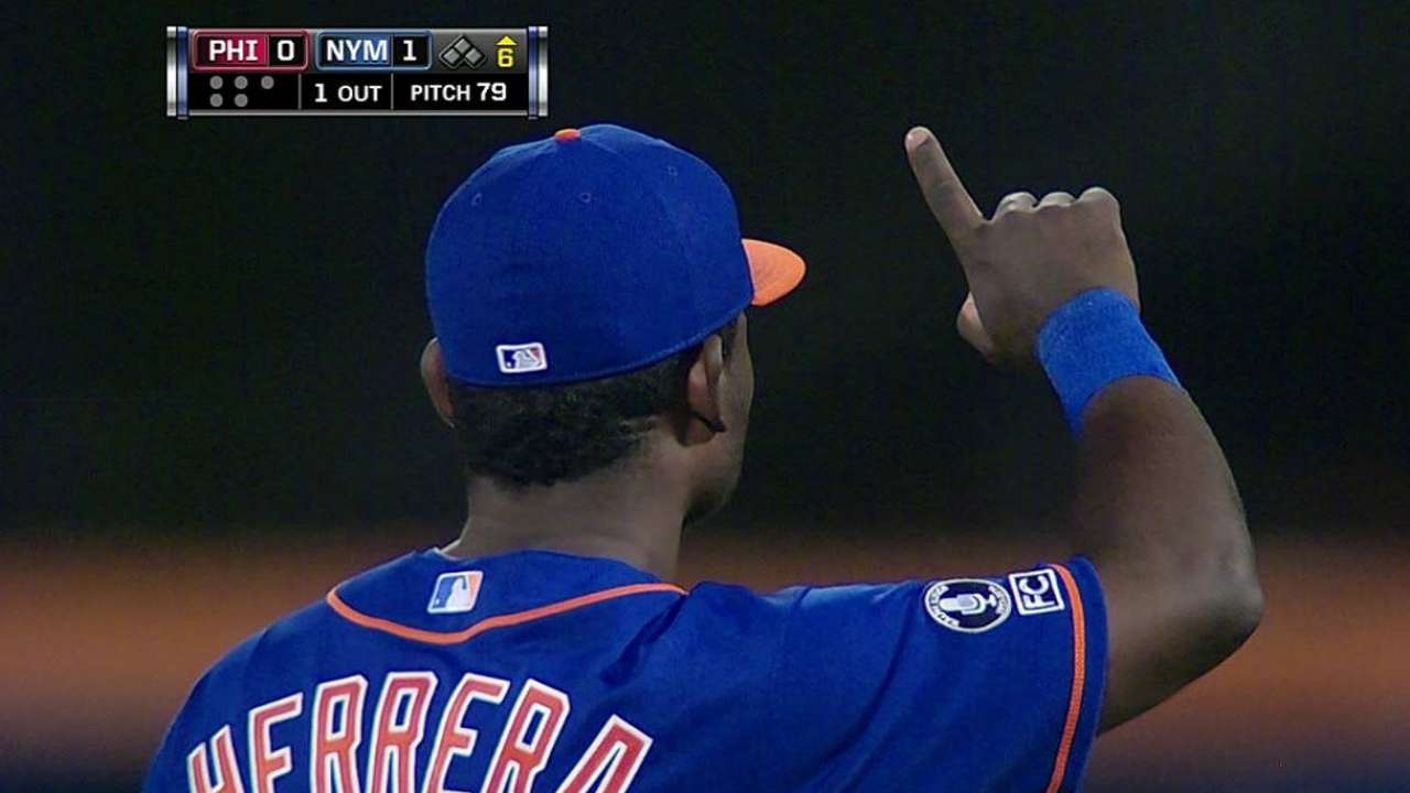 Herrera makes Major League debut for Mets