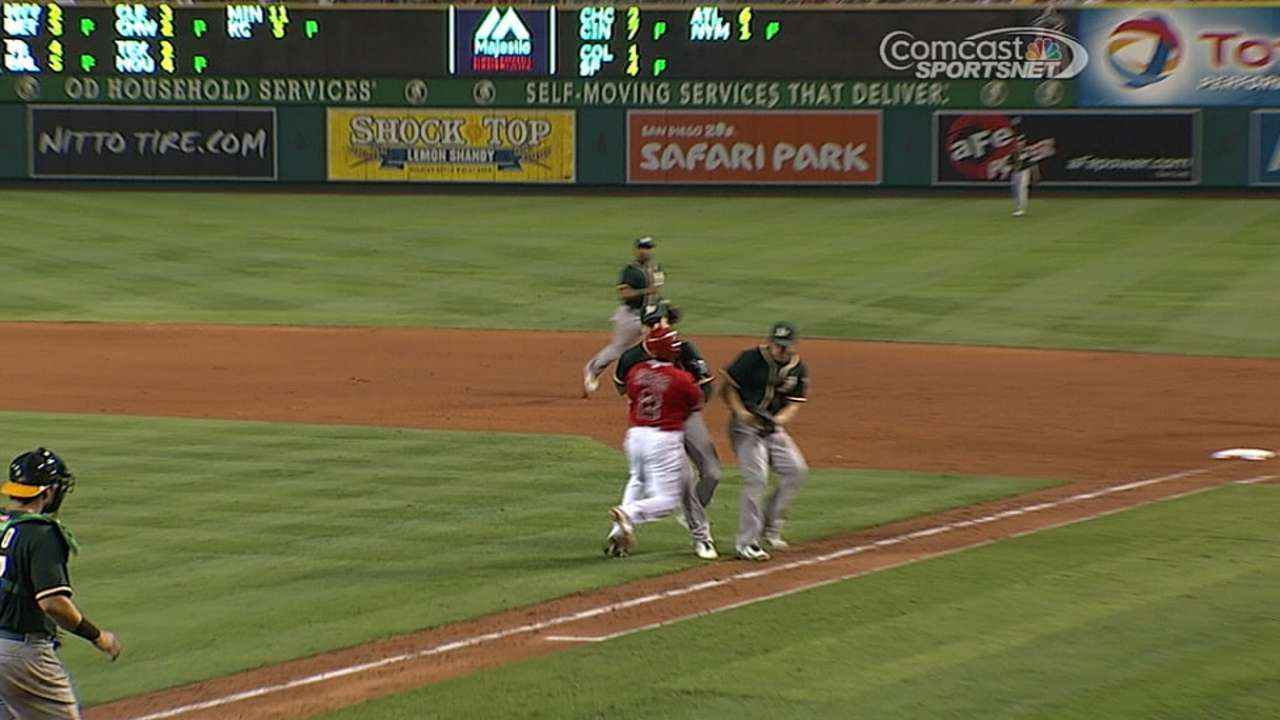 A's will not protest Thursday's loss to Angels